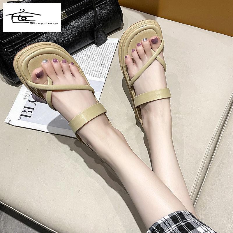 Hàng Có Sẵn Bán Chạy ~ Sandal Đế Xuồng Dày Phong Cách Mùa Hè