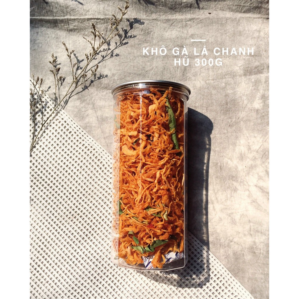 Khô Gà Lá Chanh Loại 1 Siêu Ngon (Ngon - Đậm vị ) Hũ 300g và Hũ 500g - Đồ Ăn Vặt Nhà Làm | BigBuy360 - bigbuy360.vn