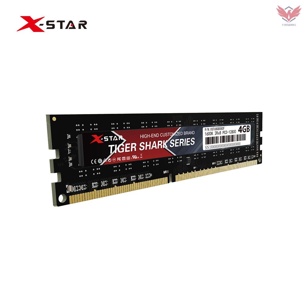 Thẻ Nhớ Fir X-Star Ddr3 Ram 1600mhz 240 Pin 1.5v / Great Responsiveness / Plug And Play / Amd Motherboards 4gb Cho Intel / Amd | BigBuy360 - bigbuy360.vn
