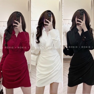 Đầm sơ mi bigsize mini Kim Ngân(M/L/Xl/Xxl) 50 đến 90kg (đầm tết)