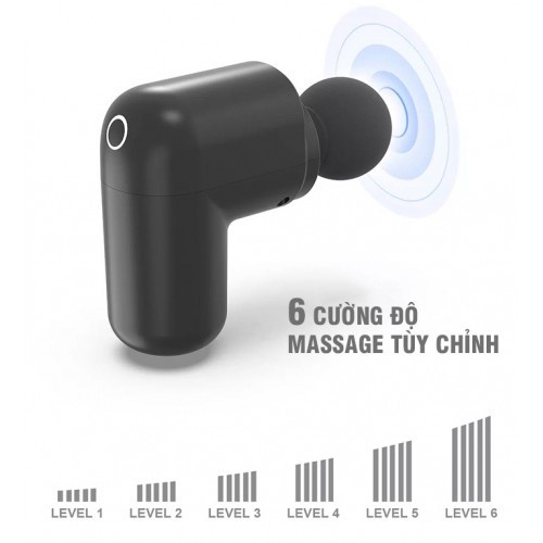 Súng massage giãn cơ mini kết hợp đầu nóng NK-173 | OKbuy