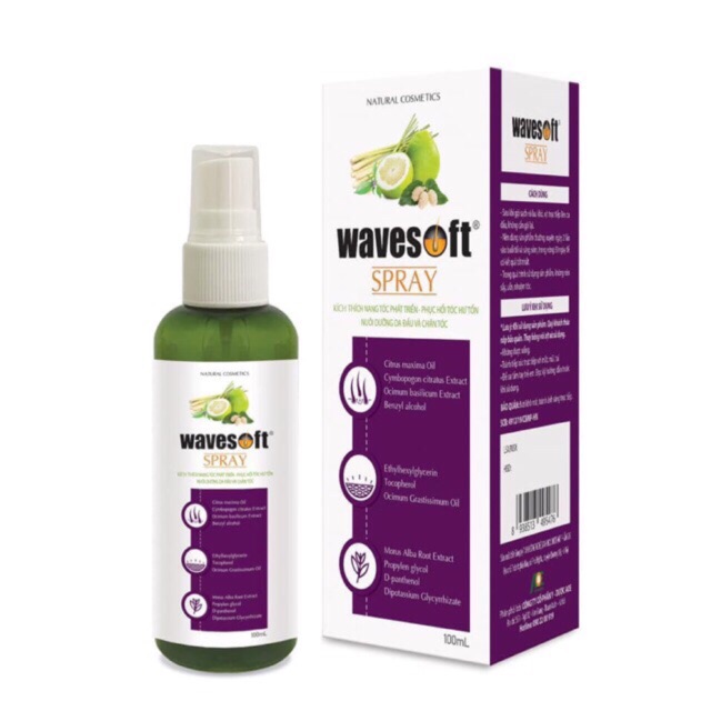 Chai xịt dưỡng WAVESOFT 100ml ( Đặc biệt cho phụ nữ sau sinh rụng tóc)