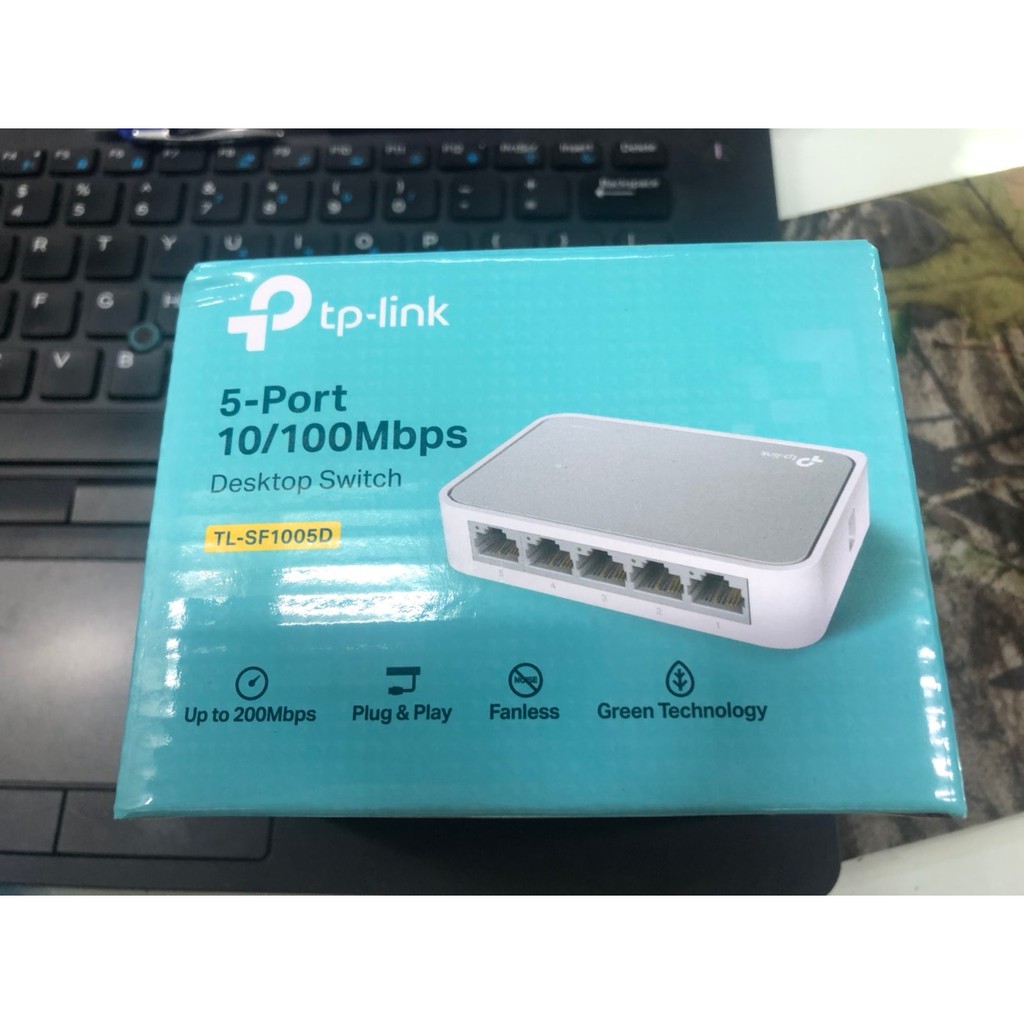 Switch 5 port TP-Link SF1005D HÀNG CHÍNH HÃNG - Bộ Chia Mạng 5 Cổng- Bảo Hành 24 Tháng