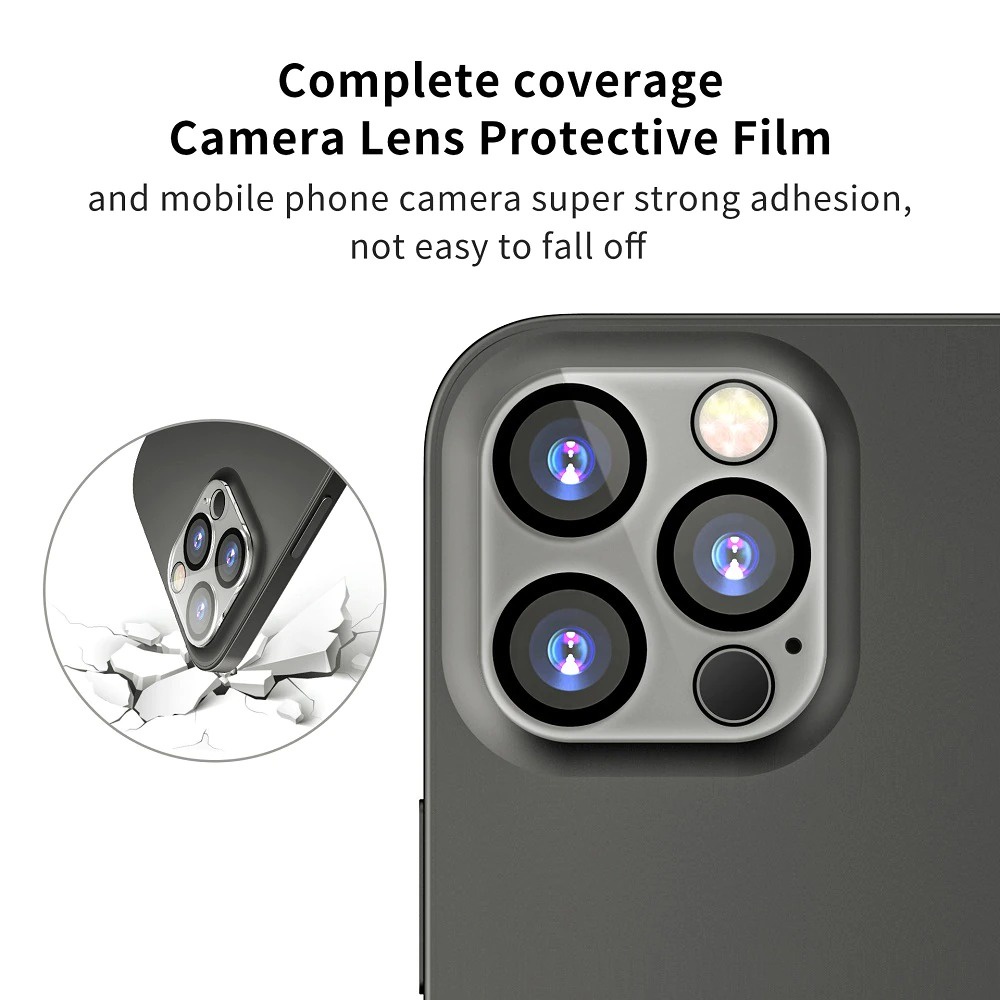 Kính Cường Lực Camera Nightcircle Độ Cứng 9H Bảo Vệ Toàn Diện Cho iPhone 12 Pro Max 11 Pro Max Njoyshop