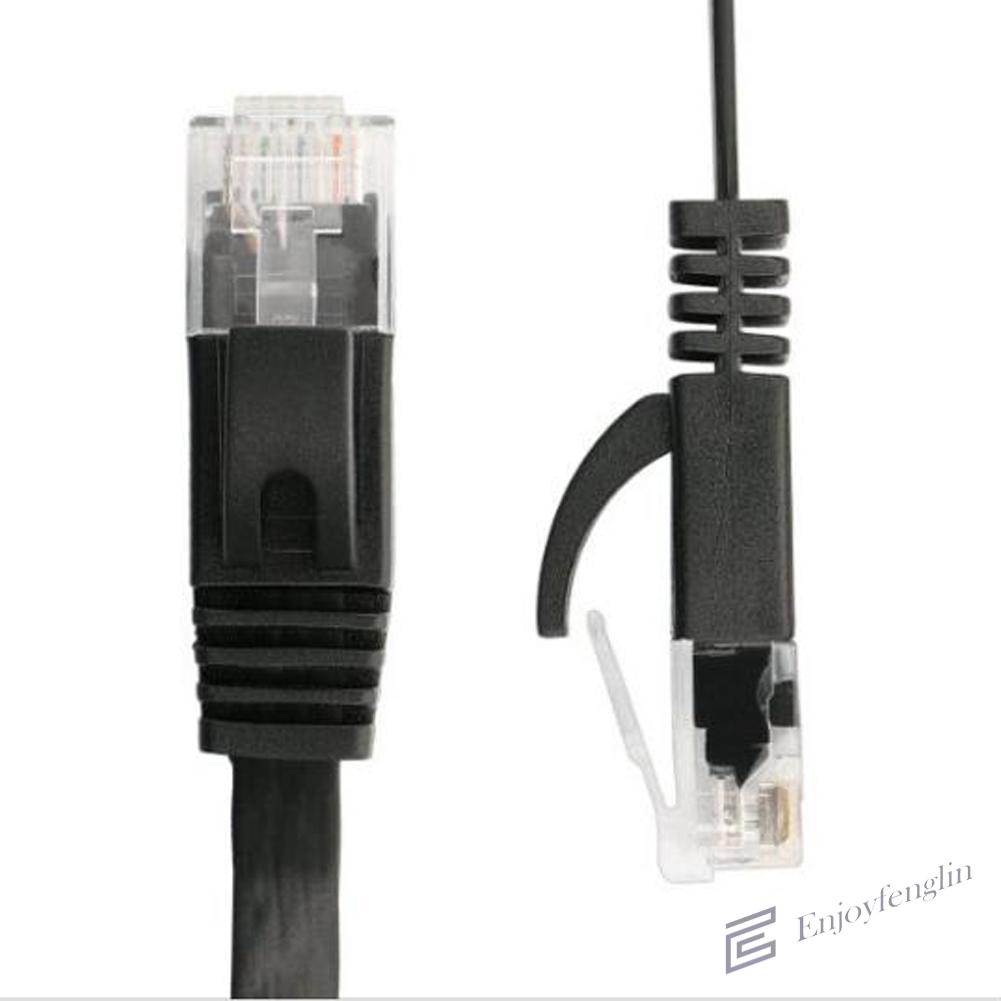 Dây cáp mạng Ethernet sợi dẹt màu đen chuyên dụng