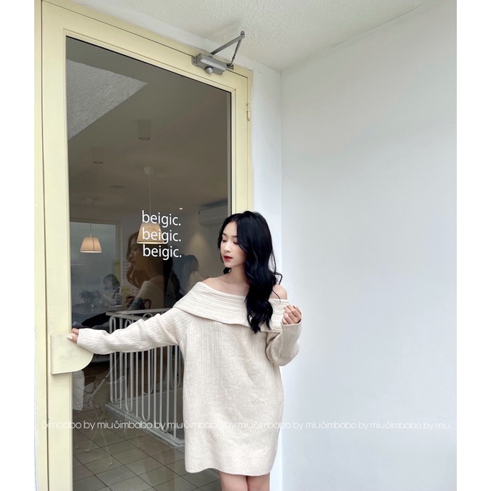 Váy len trễ vai Simbabo | BigBuy360 - bigbuy360.vn