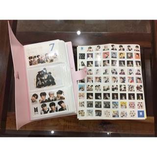 Sổ có 120 card bts + set sticker