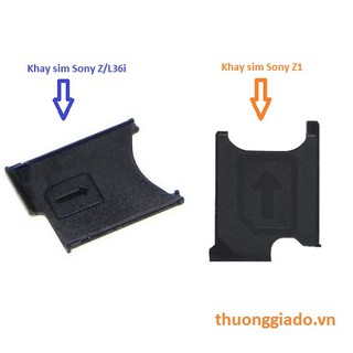 Khay sim sony xperia z l36h, sony xperia z1 l39h honami sim card slot holder tray