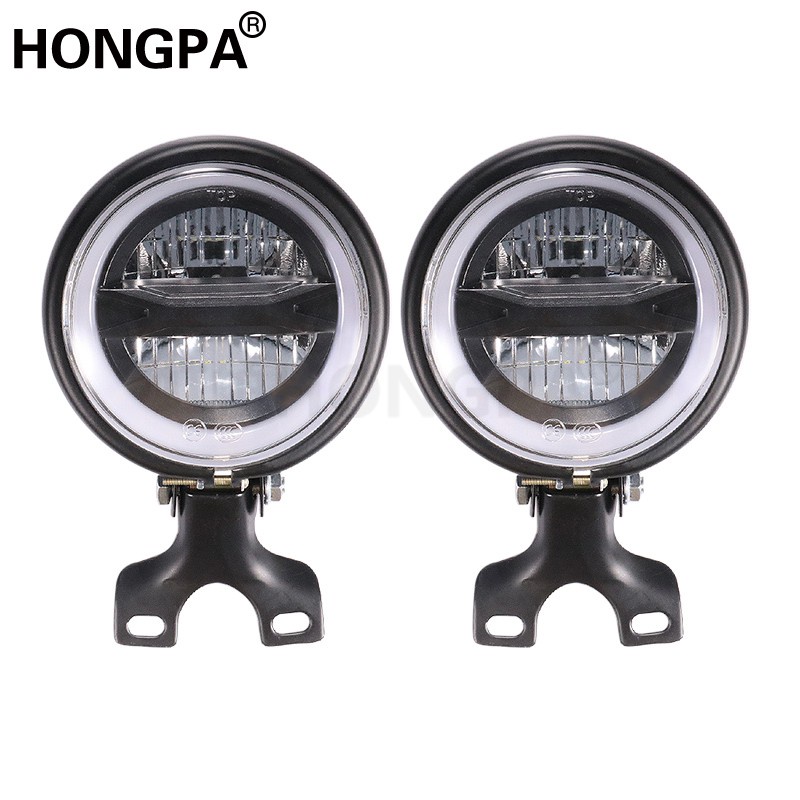 Đèn Pha LED 4 inch Phong Cách Vintage Dành Cho Xe Mô Tô Cafe Racer