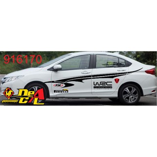 Tem dán sườn ô tô 4 chỗ honda city, vios, kia k3....