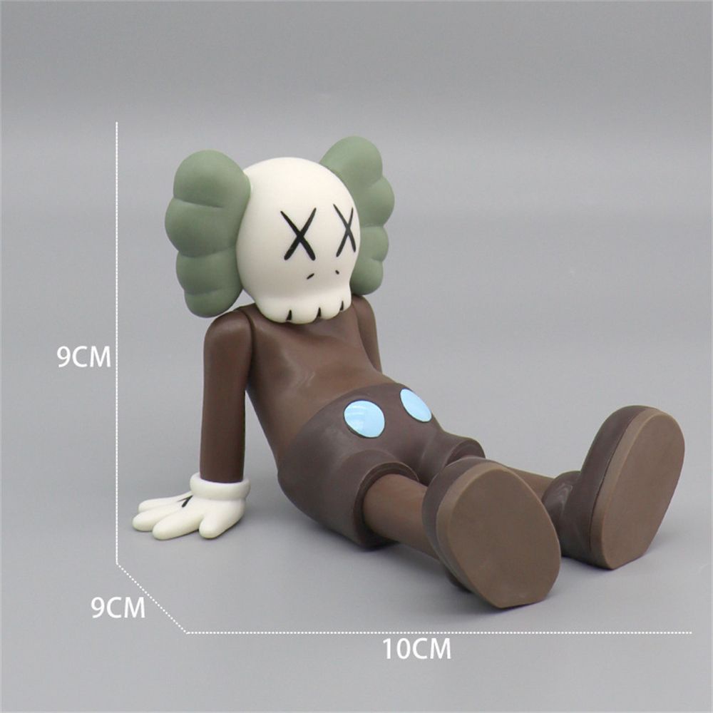 MUVAKO Mô Hình Búp Bê Kaws Mini 10cm Nhiều Màu Sắc Dùng Trang Trí