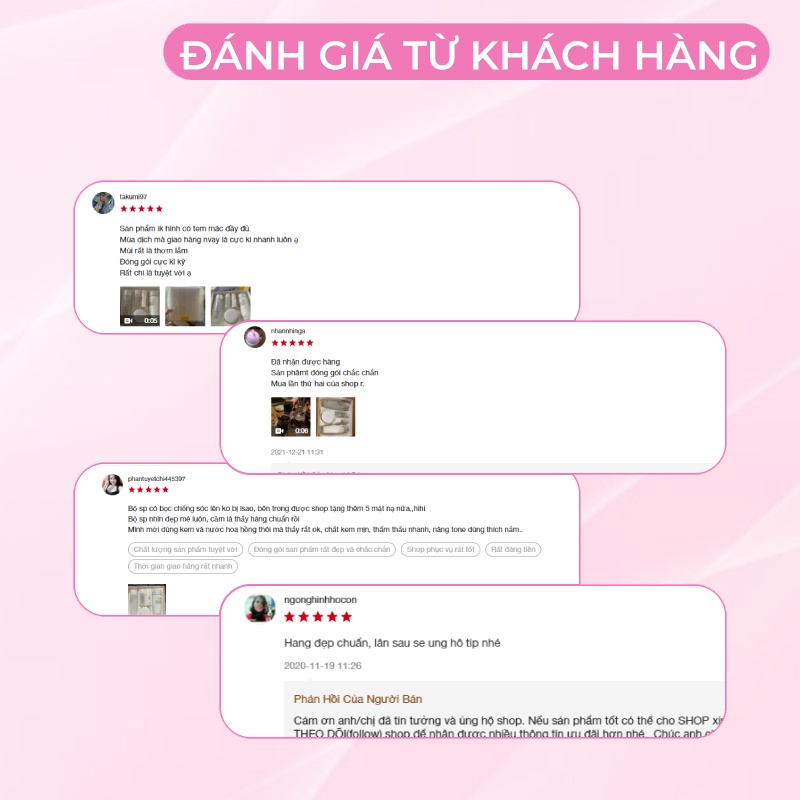 Bộ Skincare dưỡng trắng da dưỡng ẩm 3W CLINIC Hàn Quốc chiết xuất từ Collagen ngăn ngừa lão hóa trắng sáng da Full Size