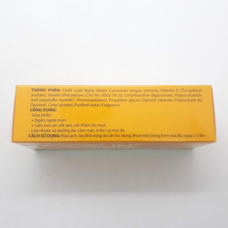 Kem Bôi Da Yoosun Nghệ - Rau Má - Acnes - Ngăn Ngừa Mụn, Giảm Thâm, Mát Da Từ Thảo Dược