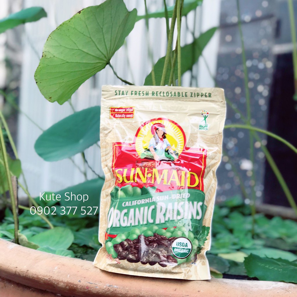 {HSD 02/22-Gói 907g} Nho khô hữu cơ Sun-Maid California Organic Raisins