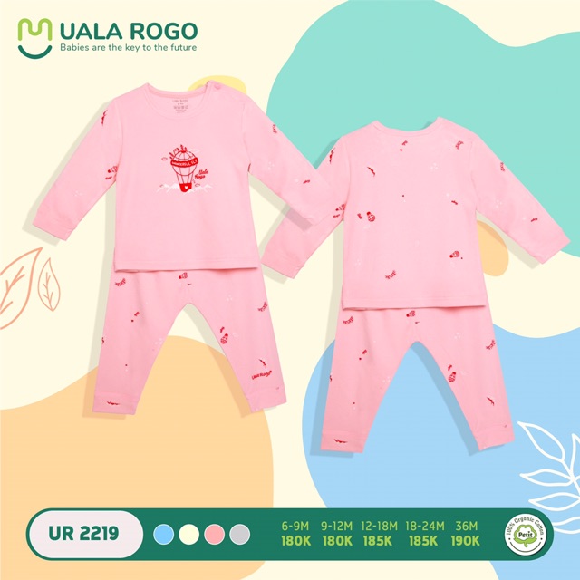 Bộ dài tay pettit UALAROGO(6m-3y)