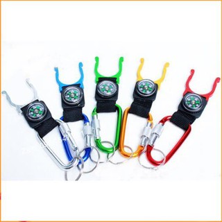 Móc khóa chai nước la bàn phượt