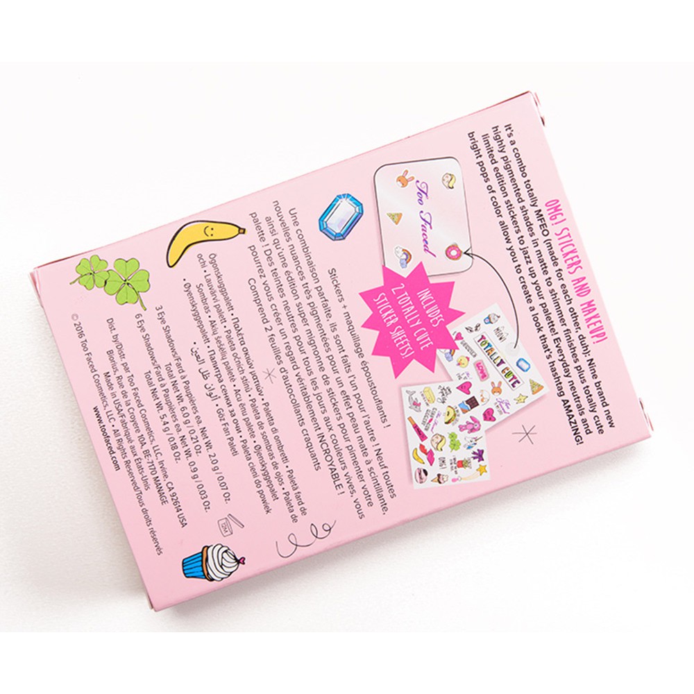 Bảng phấn mắt Too Faced Totally cute eyeshadow palette.