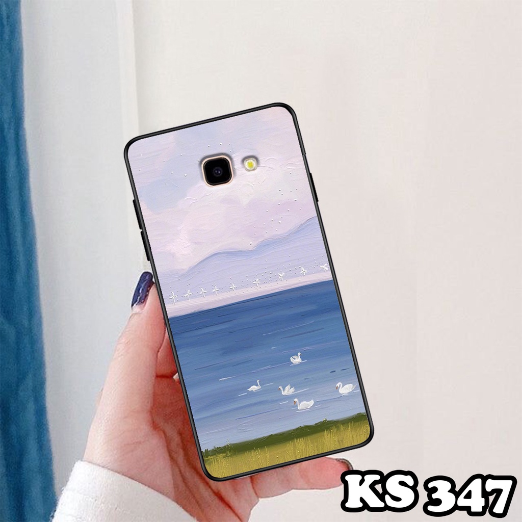 Ốp lưng Samsung J4 - Samsung J4 Plus - Samsung J4 Core - Ốp in hình Cánh đồng hoa - Chất liệu TPU siêu bền