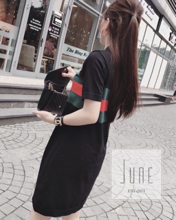 Đầm suông len mongtoghi phối kẻ