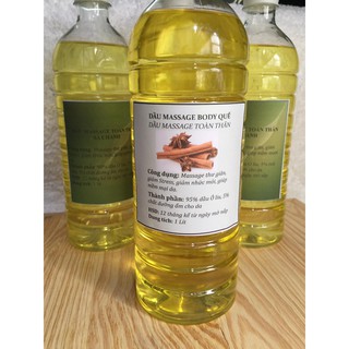 Tinh Dầu Massage Quế 1000 ml Dùng Cho Spa