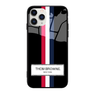 Ốp lưng iphone mặt kính cường lực 3 sọc nam tính ốp ip 6splus/7/7plus/8/8plus/x/xr/xs/11/12/pro/max/plus/13promax k353
