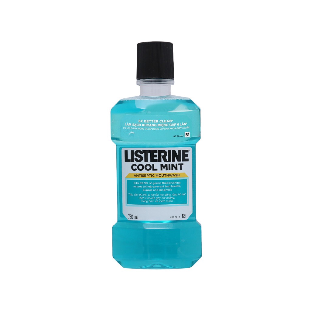 Nước Súc Miệng Listerine Cool Mint 750ml - 250ml