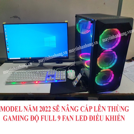 Bộ máy tính MỚI i7 6700 Maxsetting Game màn 24 full viền độ full led