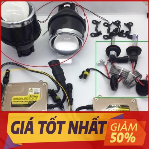 ĐÈN BI GẦM XENON 2 CHẾ ĐỘ PHA COS 55W PHÁ SƯƠNG SIÊU SÁNG DÀNH CHO Ô TÔ