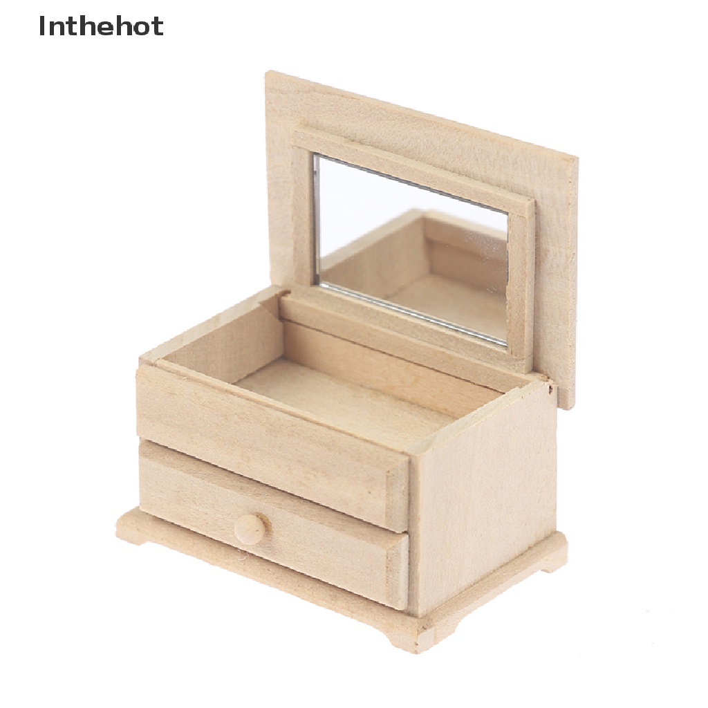 Bàn Ngăn Kéo Mini Có Gương Lật Cho Búp Bê