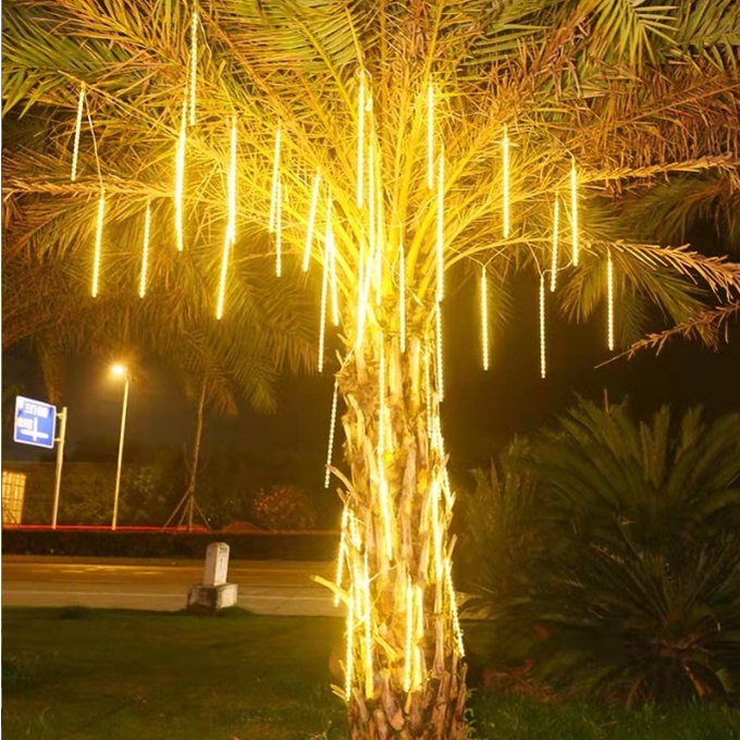💥Giao Hỏa Tốc💥 BỘ ĐÈN LED SAO BĂNG ĐỦ MÀU 8 ỐNG 50 CM - HIỆU ỨNG GIỌT NƯỚC trang trí cây, rạp cưới