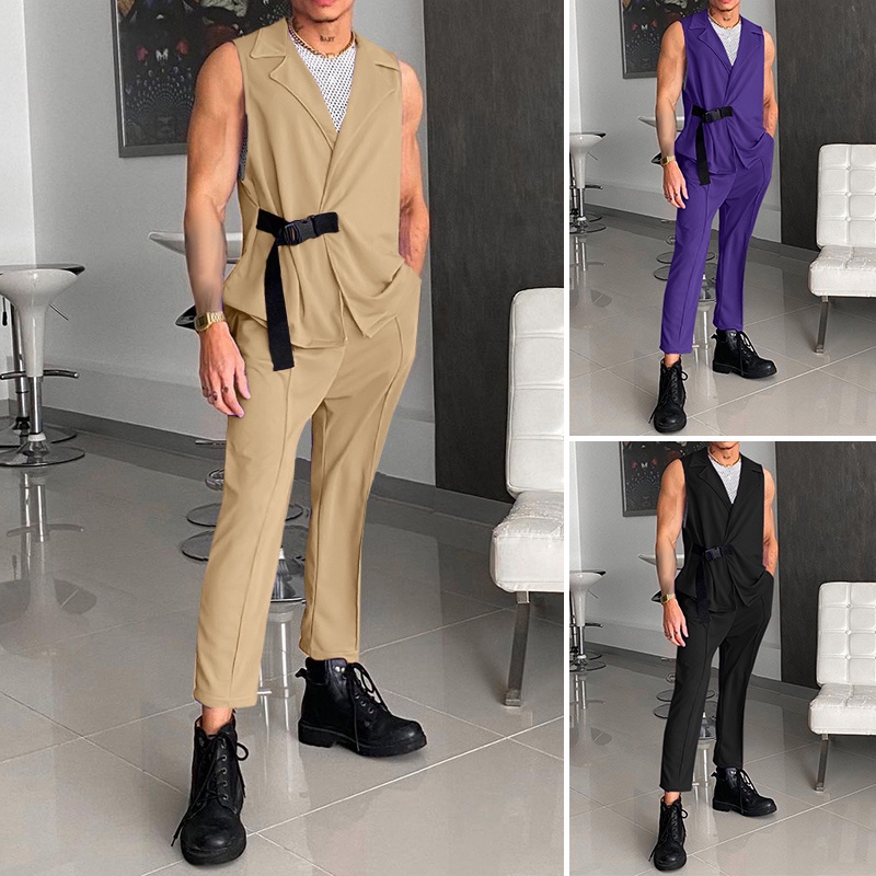 Set Đồ Vest Tông Màu Sắc Thanh Lịch Dành Cho Nam