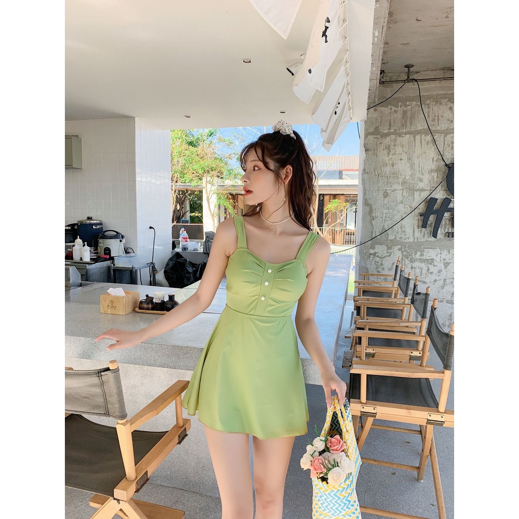 Đồ Bơi Một Mảnh Sát Nách Màu Xanh Lá Cho Phái Nữ | BigBuy360 - bigbuy360.vn