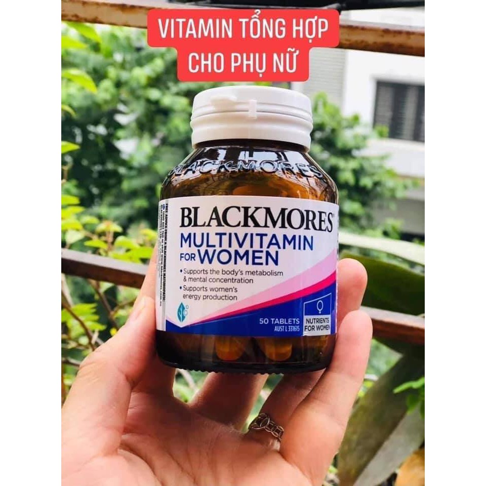 Vitamin Tổng Hợp Cho Nam / Nữ Blackmores Multivitamin for Men / Women 50 viên úc