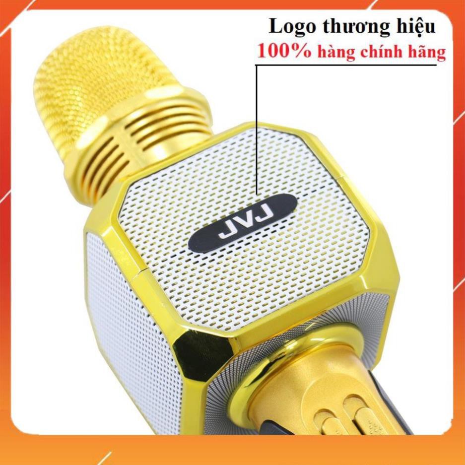 KỊCH SÀN  Micro Karaoke JVJ SD - 10 không dây kết nối bluetooth hỗ trợ ghi âm pass chuẩn hàng chính hãng