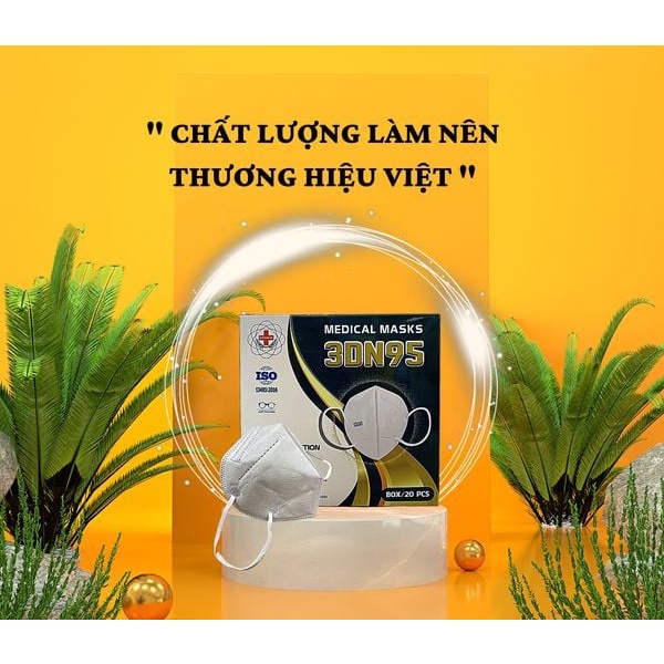 Combo 10 Hộp Khẩu Trang N95 Kháng Khuẩn Cao Cấp Khánh An - Hộp 10 cái