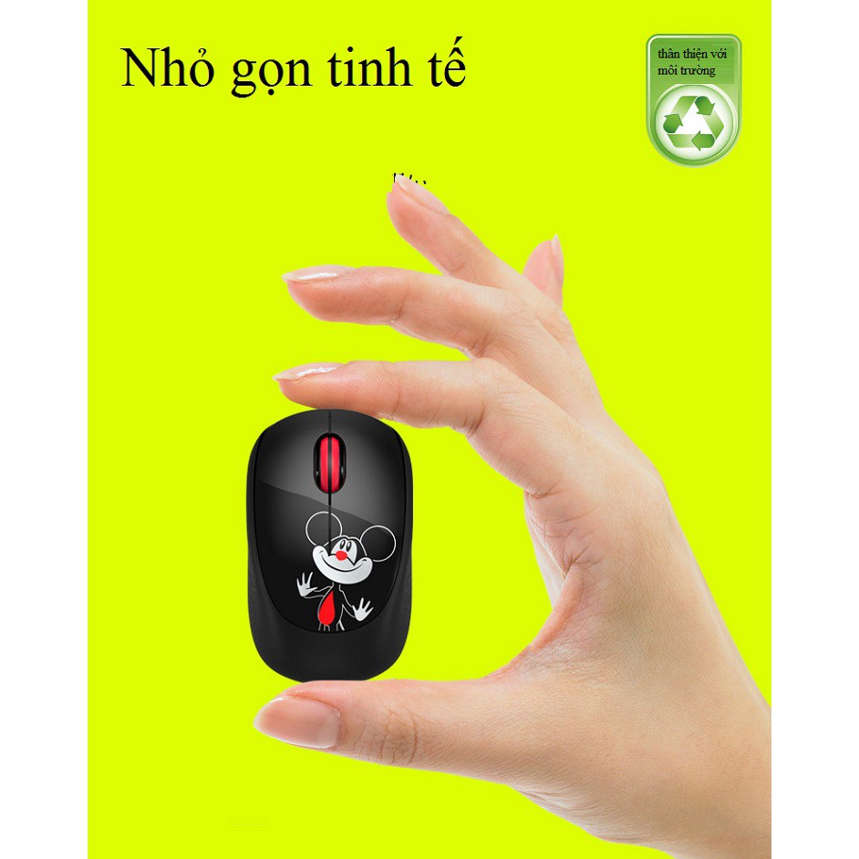 Chuột không dây❤️FREESHIP❤️Chuột bluetooth - Chuột máy tính mini dành cho văn phòng i361 Fode