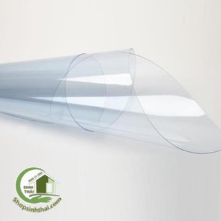 Màng nhựa PVC trong suốt loại cứng - kính nhựa làm tấm che, vách ngăn trong suốt - khổ 80cm