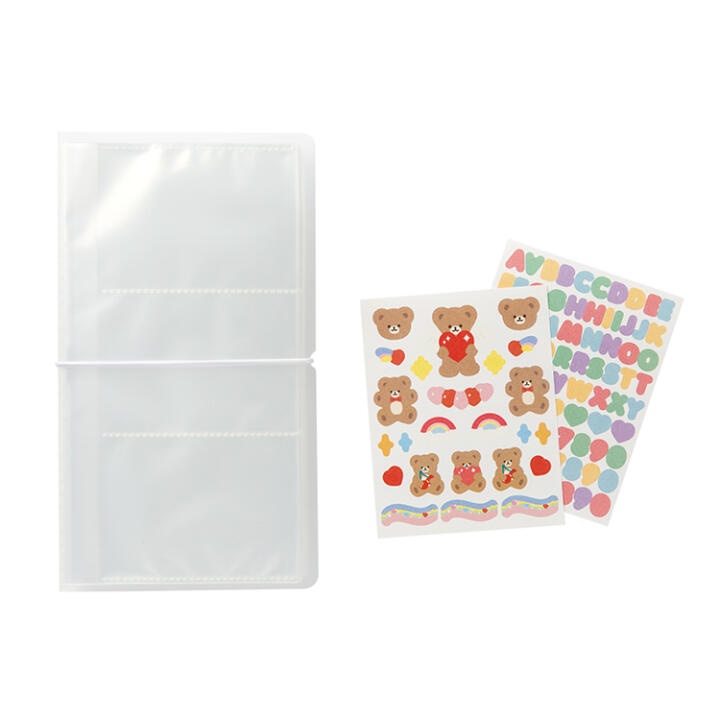 Album Collect Book Đựng Photo Card Ảnh ARTBOX Hàn Quốc Bìa PP Trong Suốt Kèm Sticker Trang Trí