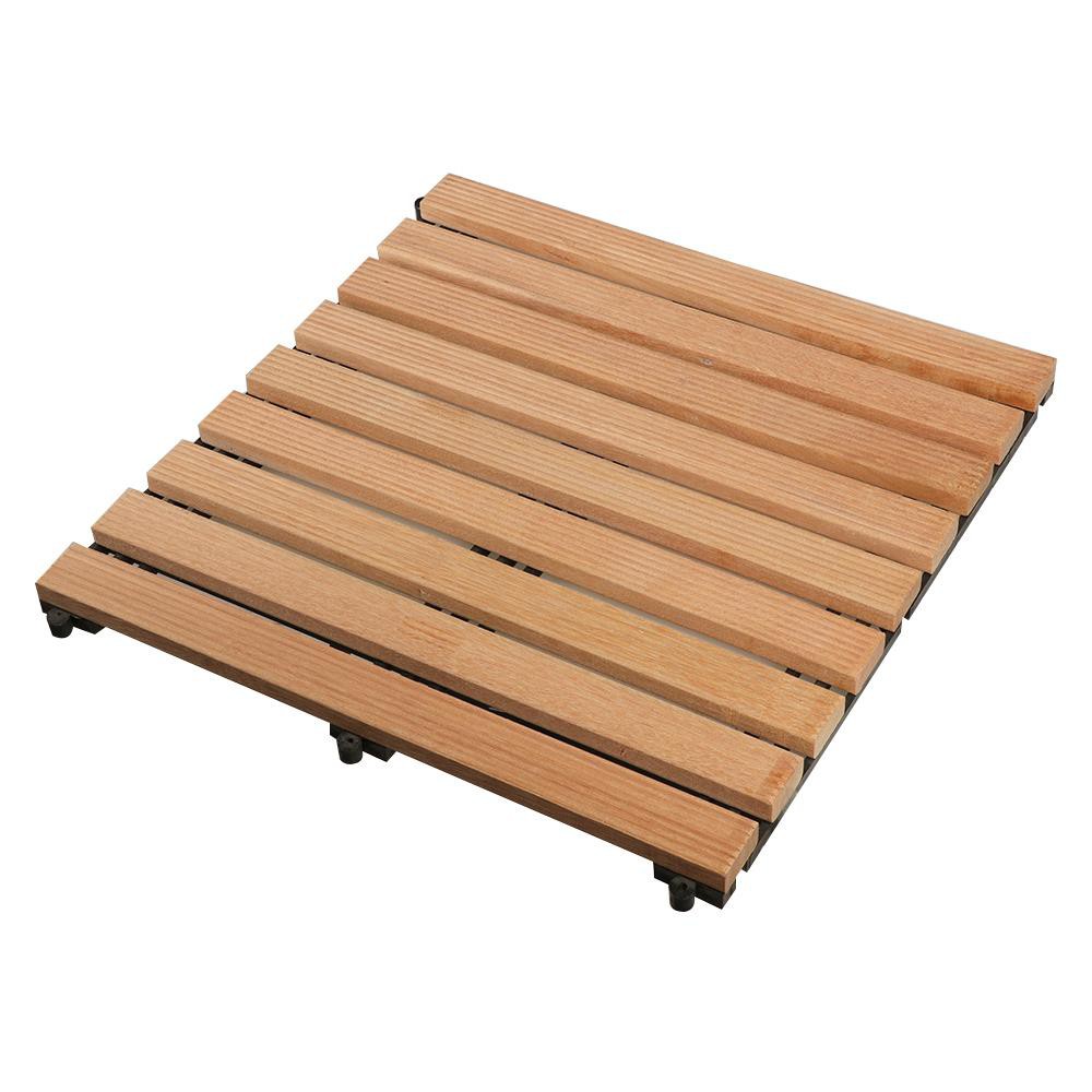 (Hoàn xu 20%) HomeBase SPRING Tấm lót sàn gỗ Thái Lan 50x50 cm Teng