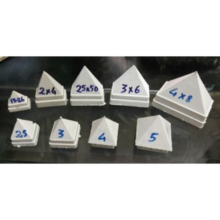 BỊT SẮT NHỌN BẰNG NHỰA TRẮNG (Bịt Ngoài/bịt trong cây sắt)