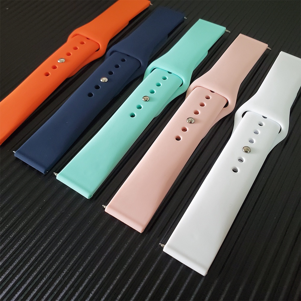 Dây Đeo Silicone 20mm Cho Đồng Hồ Thông Minh Samsung Galaxy Watch 5 4 40 / 44mm Watch5 Pro 45mm Watch4 Classic 42 / 46mm