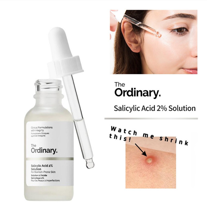 The Ordinary Salicylic acid 2% solution. giải pháp cho các vết thâm mụn hiệu quả nhanh 30ml