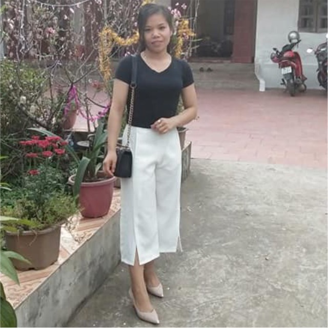 Quần culottes ống rộng xẻ tà cao - [Free Ship Đơn Hàng 50k] | BigBuy360 - bigbuy360.vn