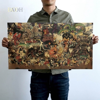 Poster trang trí nội thất hình anime nhật bản chất lượng