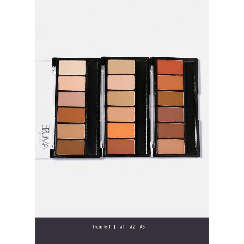 BẢNG PHẤN MẮT 6 MÀU LÌ (KHÔNG NHŨ) AMUSE MATTE 6 COLOR EYESHADOW | BigBuy360 - bigbuy360.vn