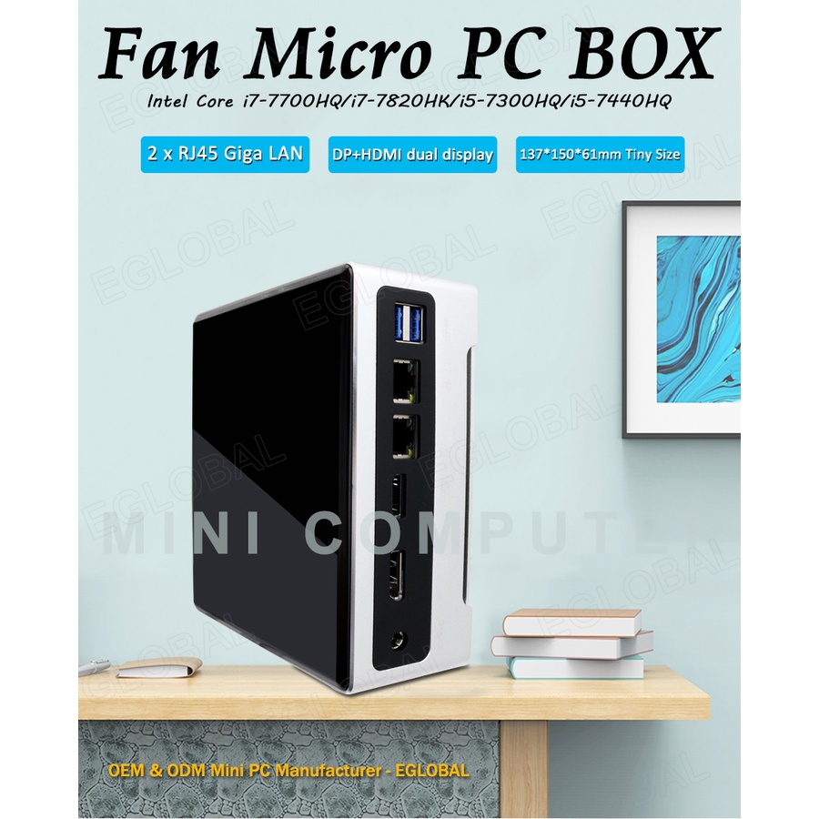 Máy tính mini, mini pc Eglobal V320 Intel Core i7-9750H 6 Cores 12 Threads | BigBuy360 - bigbuy360.vn