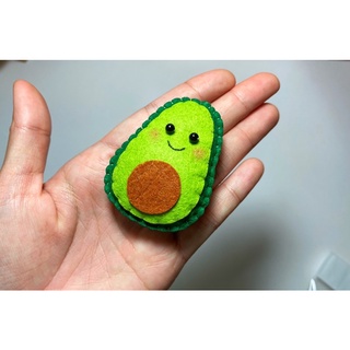 Quả bơ vải nỉ 6cm