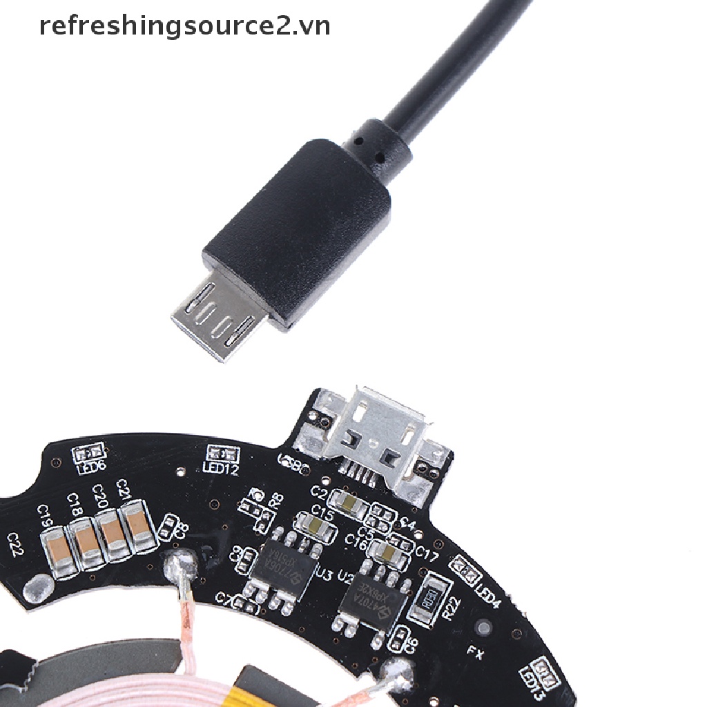 Bảng Mạch Sạc Nhanh Không Dây 10w / 15W QI + Cáp Nguồn