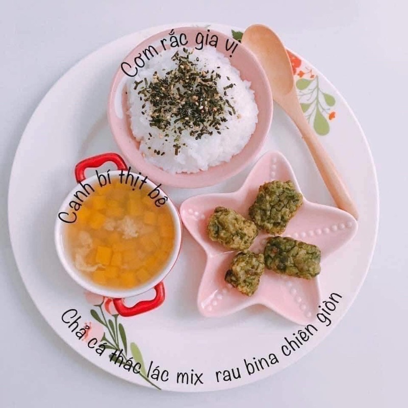 Gia vị rắc cơm /cháo Tanaka Nhật cho bé ăn dặm túi 30 gói 6 vị 75g