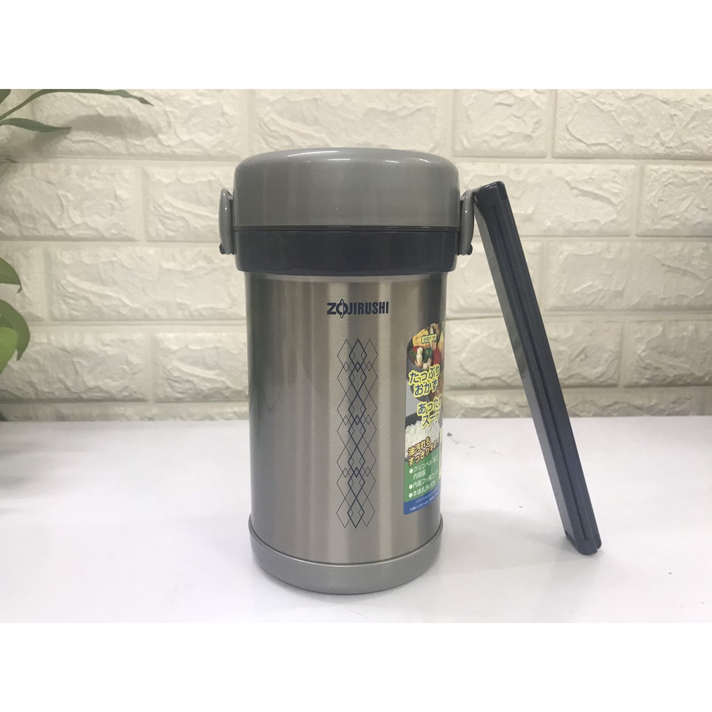 Hộp Cơm Giữ Nhiệt Zojirushi ZOCM-SL-NC09 - 2 màu - 840Ml - Hàng chính hãng